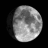 Moon age: 9 days, 21 hours, 27 minutes,80%