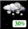 Monday Night: A chance of snow before 7pm. Partly cloudy, with a low around 21. North wind 3 to 8 mph. Chance of precipitation is 30%. New rainfall amounts less than a tenth of an inch possible. Monday Night: Chance Light Snow then Partly Cloudy