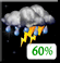 Tonight: Rain showers likely before 8pm, then a chance of showers and thunderstorms between 8pm and 10pm, then a slight chance of showers and thunderstorms between 10pm and 11pm, then a chance of showers and thunderstorms between 11pm and 1am, then a chance of showers and thunderstorms. Cloudy, with a low around 64. South wind 8 to 12 mph, with gusts as high as 22 mph. Chance of precipitation is 60%. New rainfall amounts between a quarter and half of an inch possible. Tonight: Chance Showers And Thunderstorms