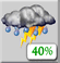 Saturday: Chance Showers And Thunderstorms